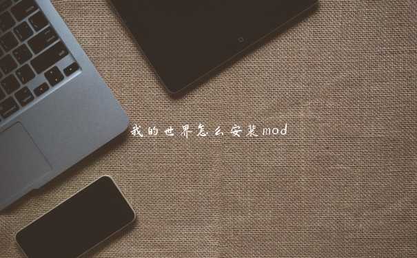 我的世界怎么安装mod