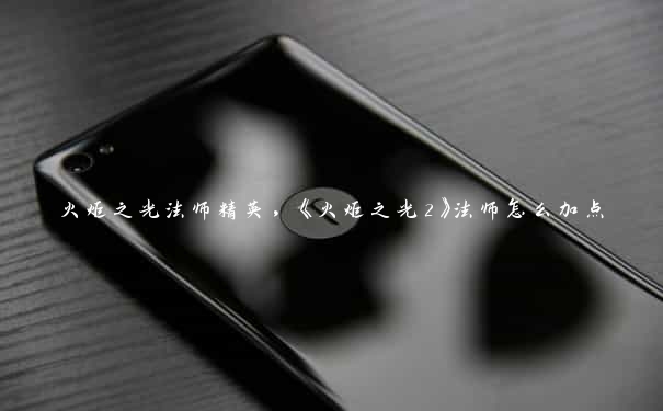 火炬之光法师精英，《火炬之光2》法师怎么加点