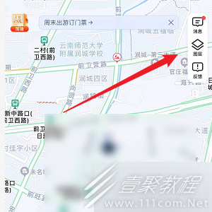 高德地图怎么显示出游地图