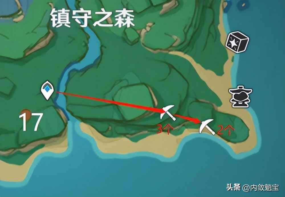 原神白铁矿分布位置图（《原神》白铁矿采集路线攻略）--第12张